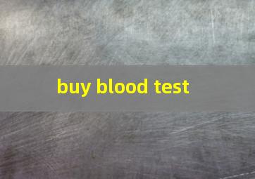  buy blood test